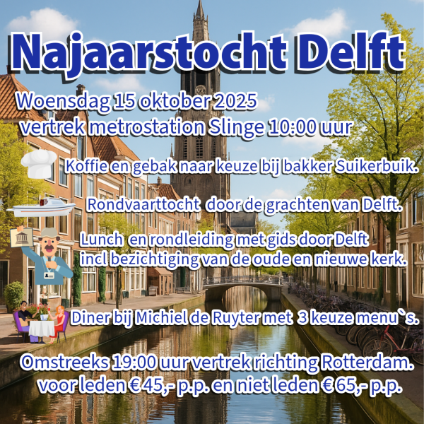 15 Oktober - Najaar / FLO tocht Delft