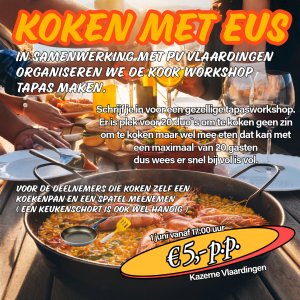 1 juni - koken met Eus